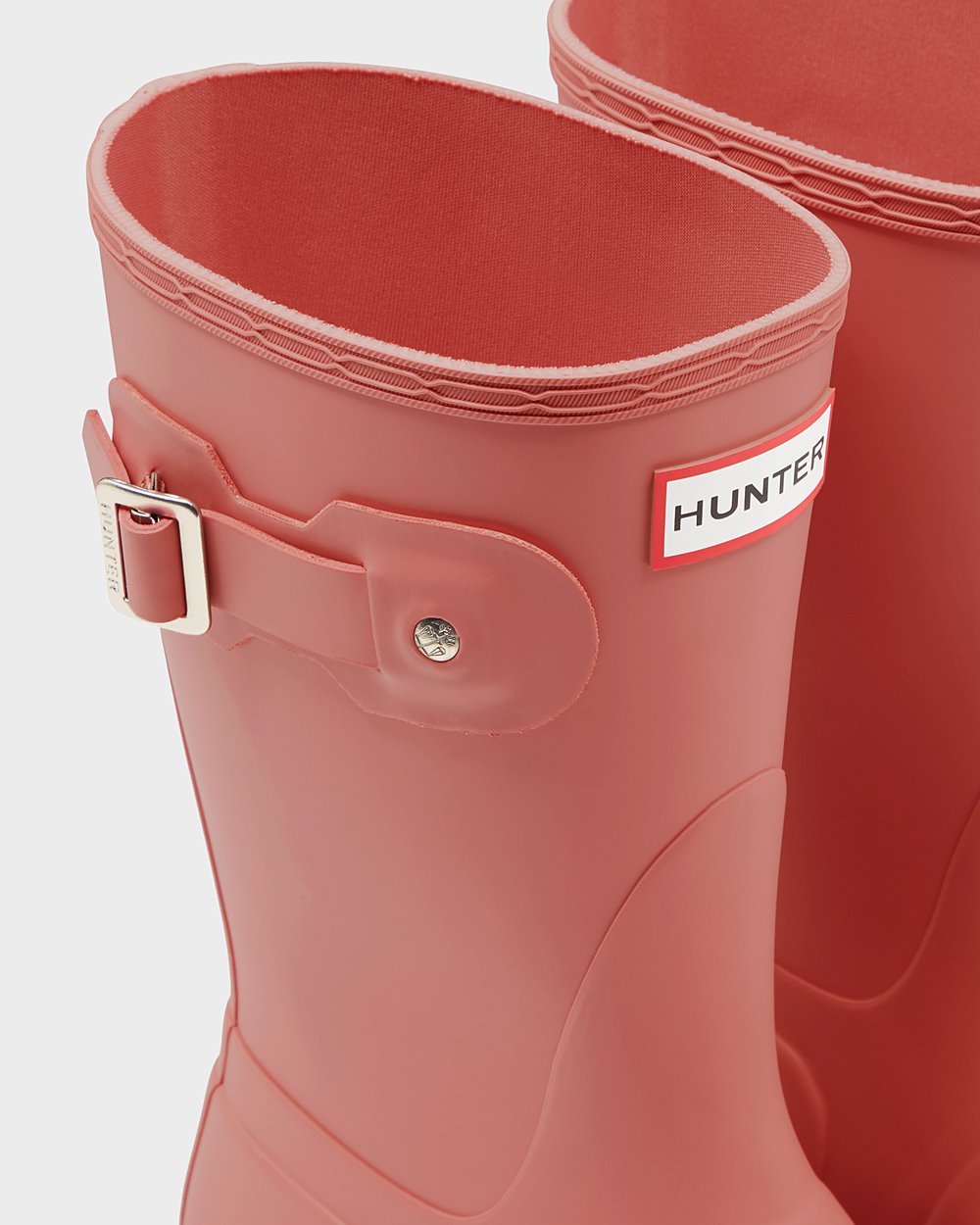 Botas de Lluvia Cortas Hunter Mujer - Original - Rosas - OWGHQKZ-10